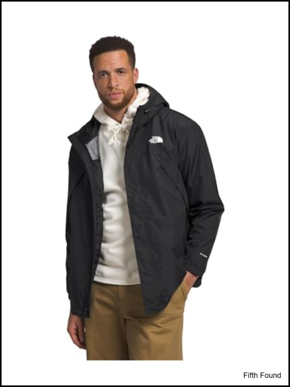 Waterproof Breathable Recycled Rain Jacket DryVent Seam-Sealed Hooded